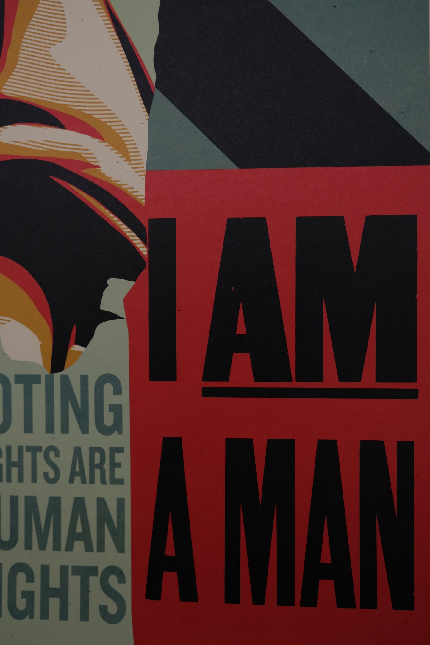 Shepard FAIREY (OBEY) : Voting Rights Are Human Rights - Lithographie originale signée