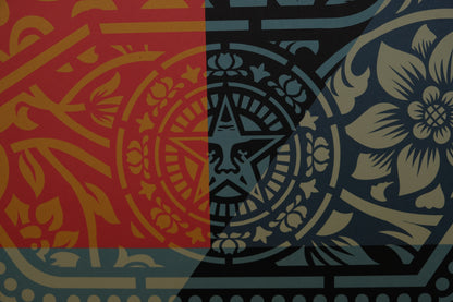 Shepard FAIREY (OBEY) : Fingers Peace - Lithographie originale signée
