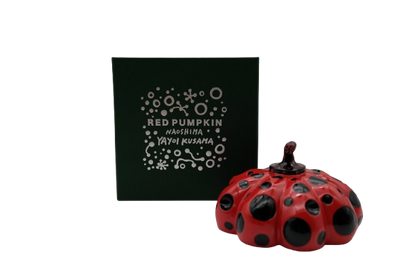 Yayoi KUSAMA : Red Pumpkin - Sculpture originale