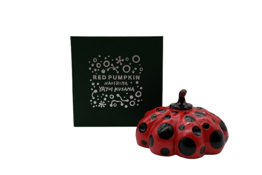 Yayoi KUSAMA : Red Pumpkin - Sculpture originale