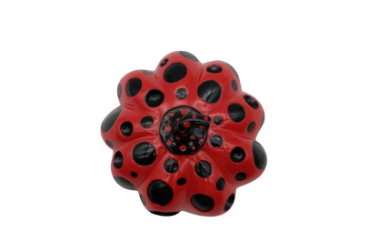 Yayoi KUSAMA : Red Pumpkin - Sculpture originale