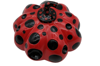 Yayoi KUSAMA : Red Pumpkin - Sculpture originale