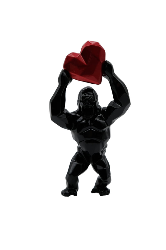 Richard ORLINSKI : Wild Kong Love (Black and Red edition) - Sculpture originale