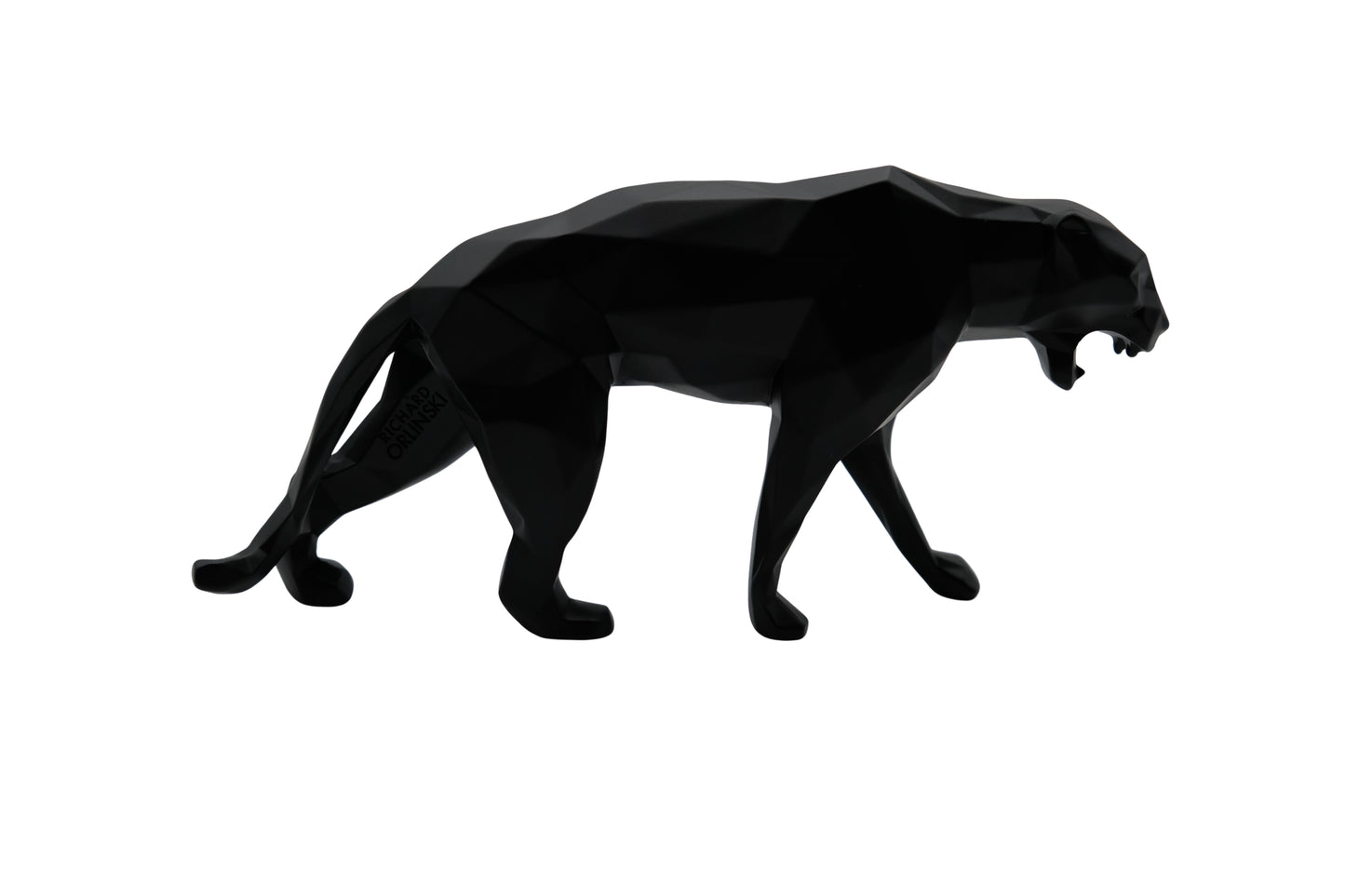 Richard ORLINSKI : Panther Spirit (Matte Black edition) - Sculpture originale