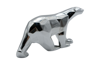 Richard ORLINSKI : Ours Pompon (Silver edition) - Sculpture originale
