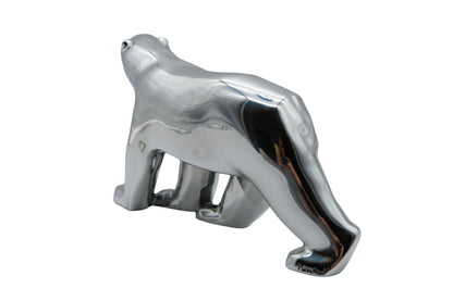 Richard ORLINSKI : Ours Pompon (Silver edition) - Sculpture originale