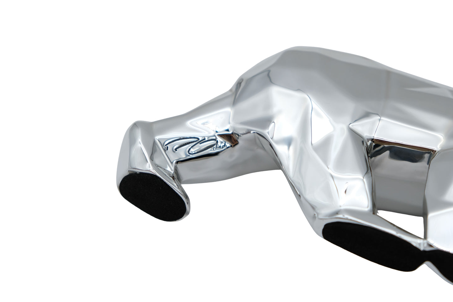 Richard ORLINSKI : Ours Pompon (Silver edition) - Sculpture originale