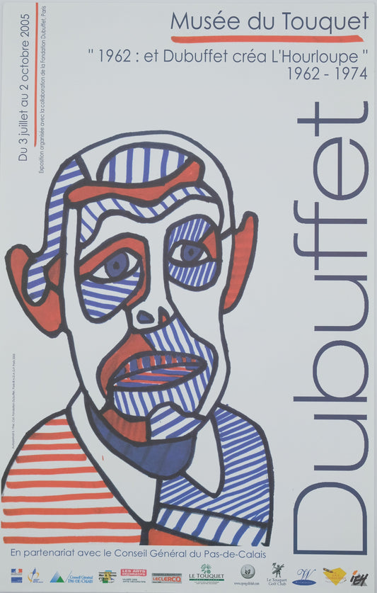 Jean DUBUFFET : Autoportrait - Affiche originale