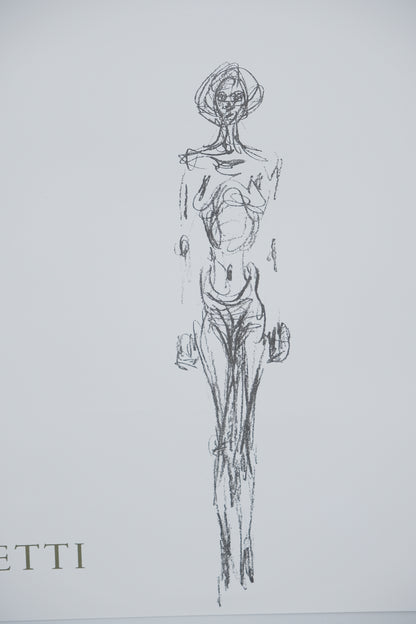 Alberto GIACOMETTI : Femme nue de face - Lithographie originale