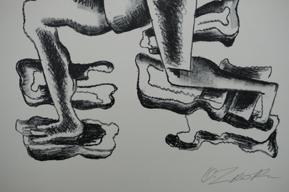 Ossip ZADKINE : Le guitariste - Lithographie originale signée