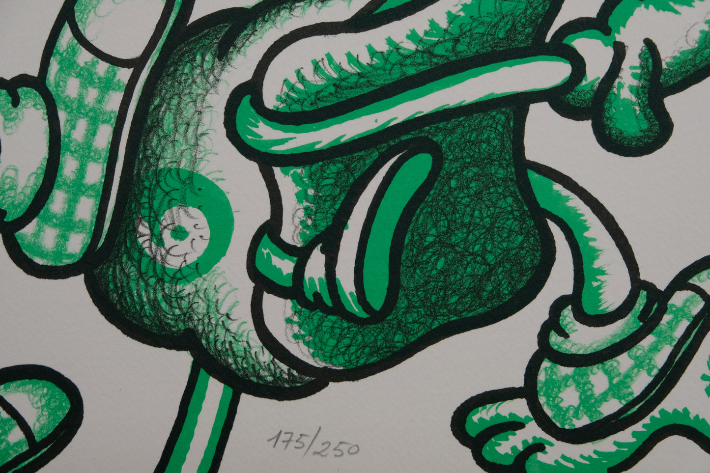 Peter SAUL : Les athlètes des JO - Lithographie originale signée