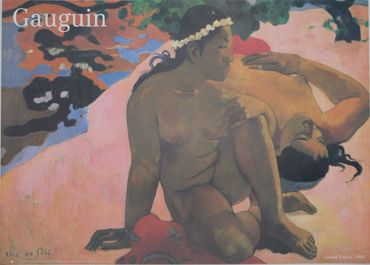Paul GAUGUIN : Nu sur la plage - Affiche originale