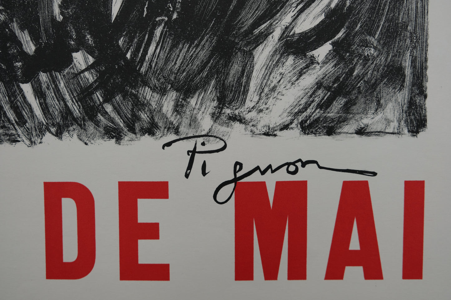 Edouard PIGNON : Salon de mai 1961 - Affiche originale signée