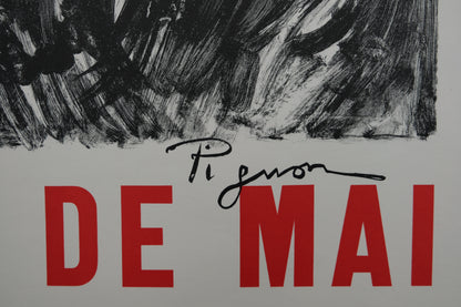 Edouard PIGNON : Salon de mai 1961 - Affiche originale signée