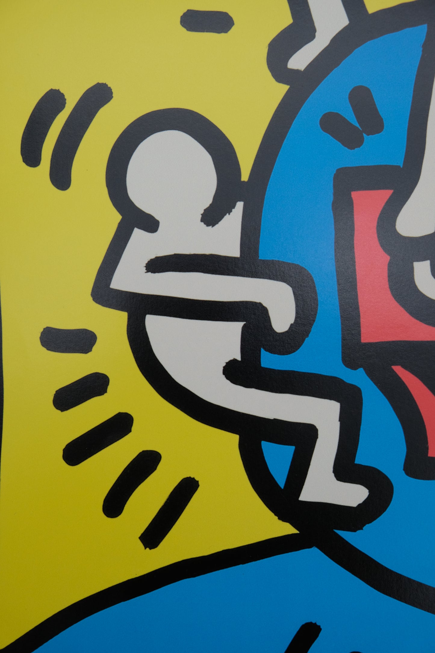 Keith HARING : Galerie Templon - Affiche originale signée