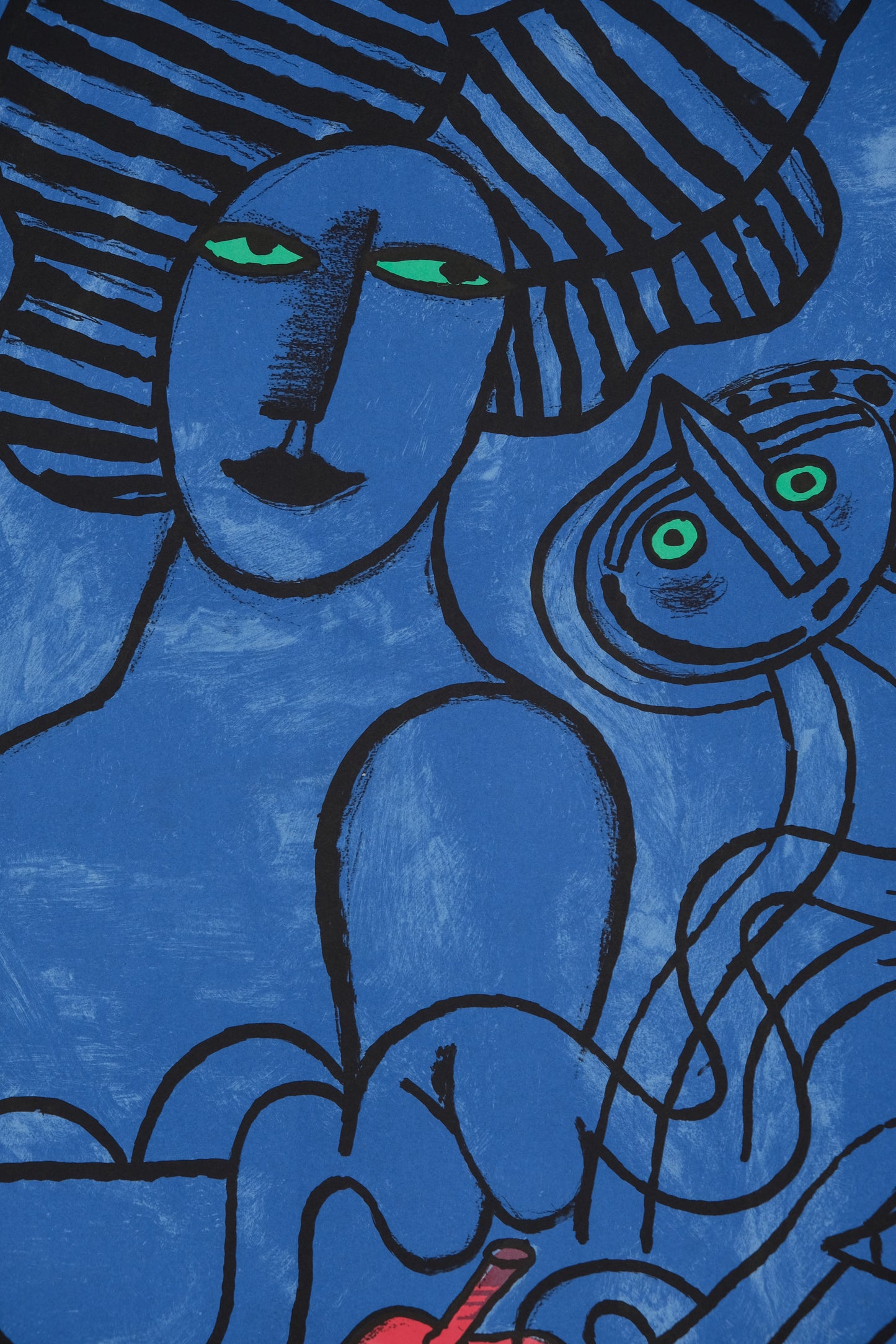 Guillaume CORNEILLE : Le fruit défendu - Lithographie originale signée