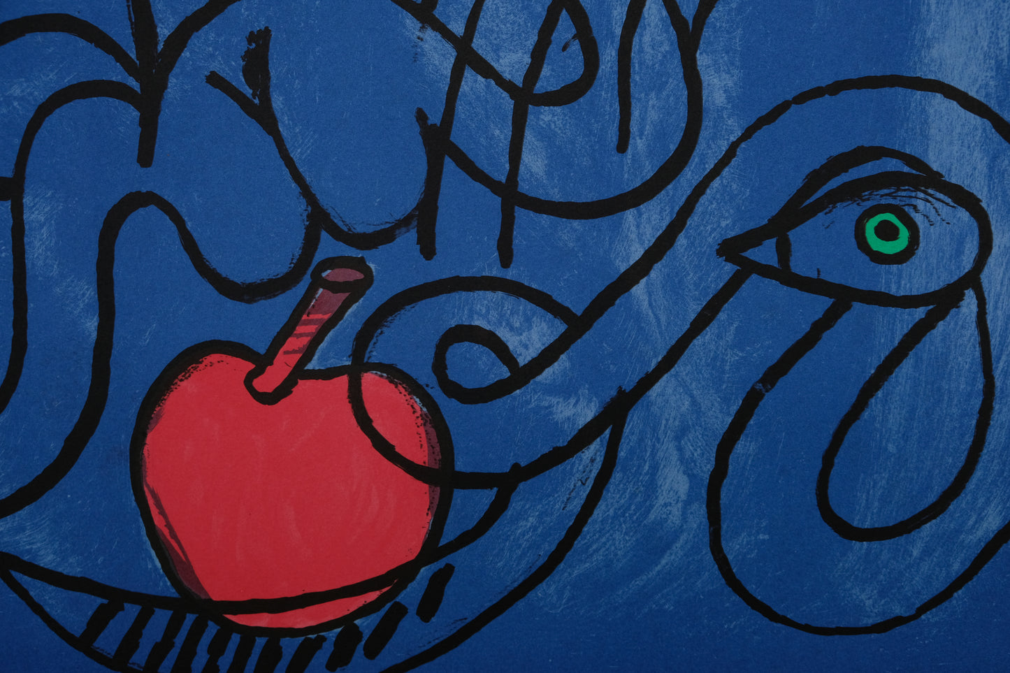 Guillaume CORNEILLE : Le fruit défendu - Lithographie originale signée