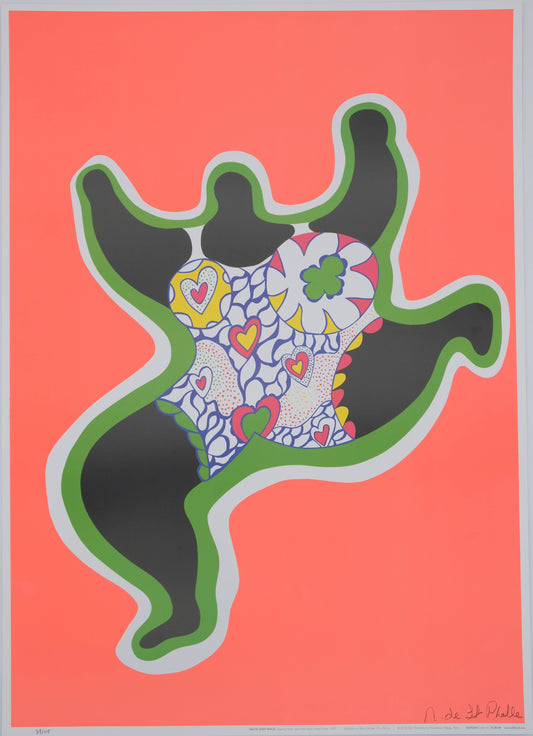 Niki de SAINT PHALLE : Nana qui danse - Tirage offset signé