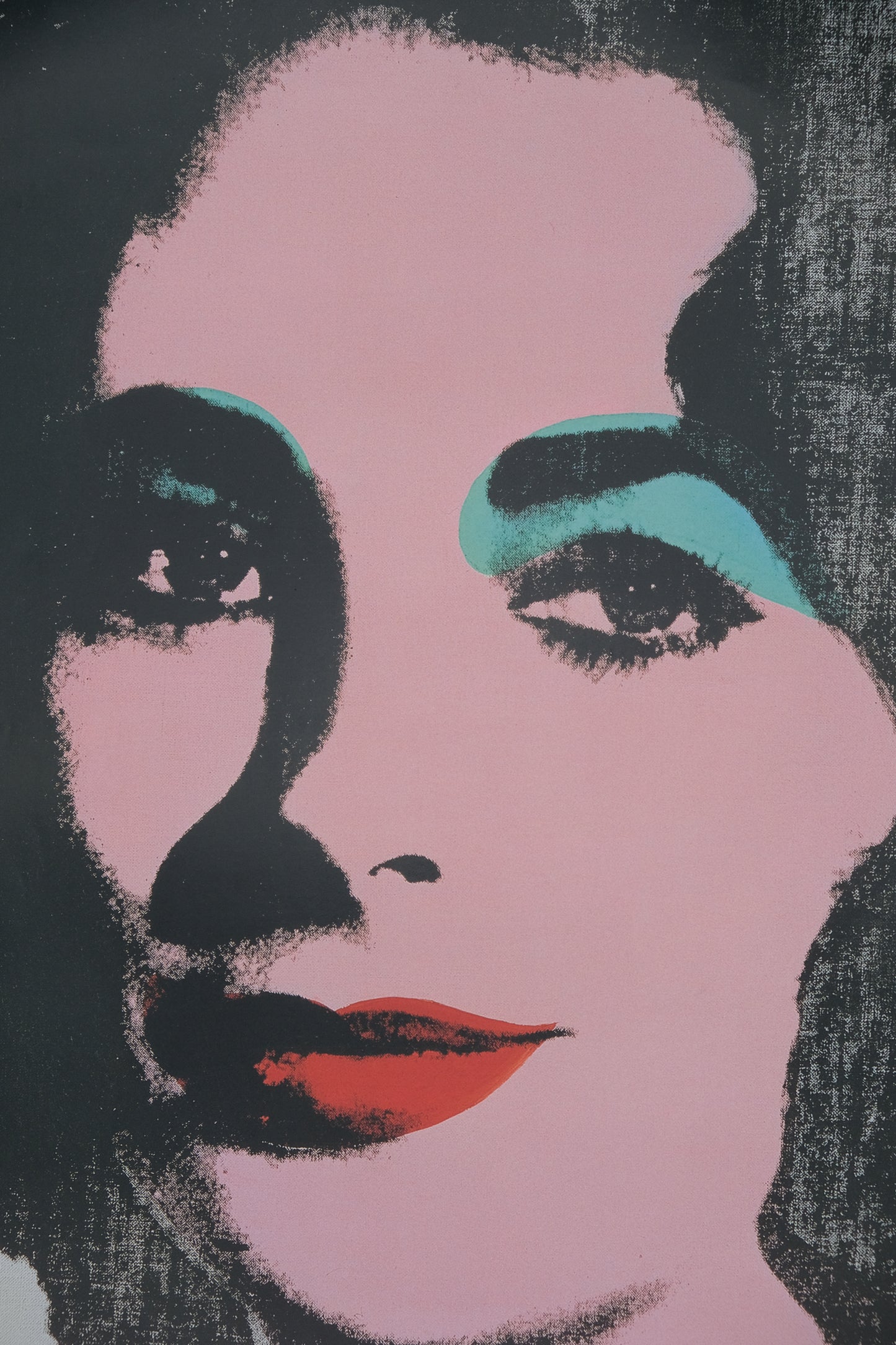Andy WARHOL : Liz Taylor - Affiche originale en couleurs