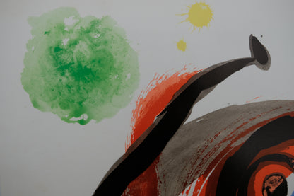 Joan MIRO : Le jardin de sculptures - Affiche originale signée
