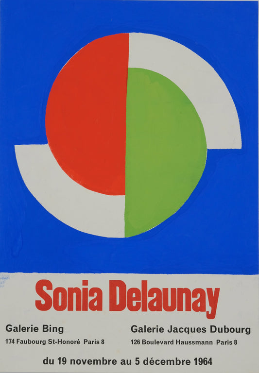 Sonia DELAUNAY : Galerie Bing - Affiche originale d'époque
