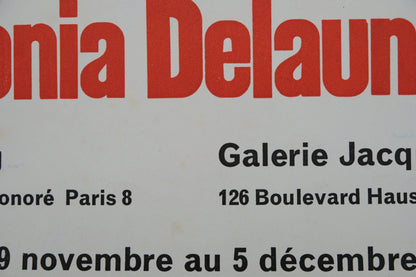Sonia DELAUNAY : Galerie Bing - Affiche originale d'époque