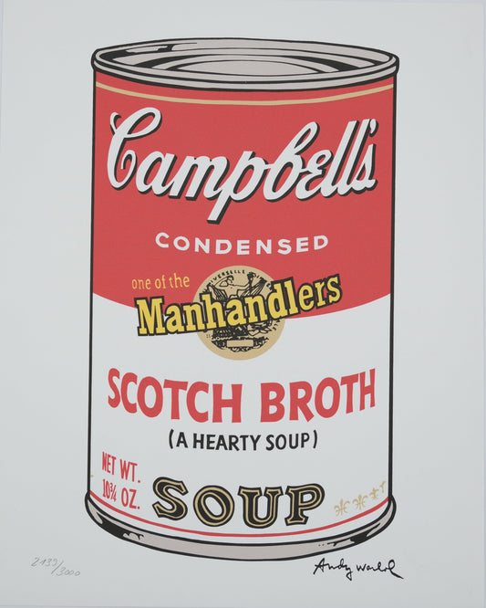 Andy WARHOL : Campbell's Scoth Broth Soup - Lithographie signée