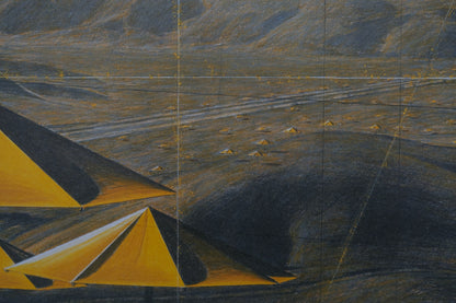 CHRISTO : The umbrellas yellow - Affiche originale