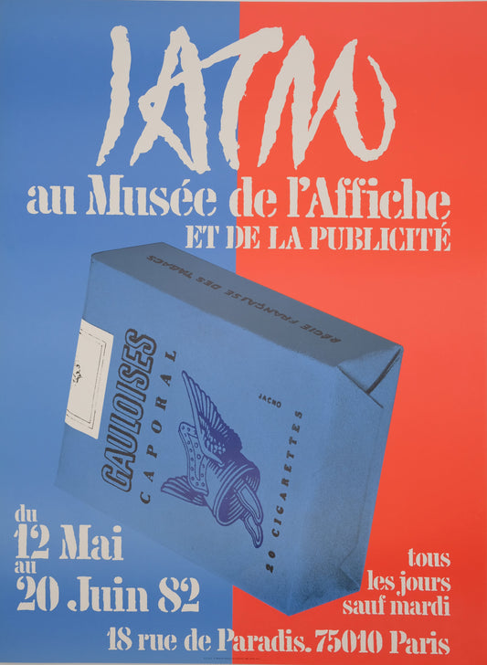 Marcel JACNO : Cigarette gauloises - Affiche originale signée