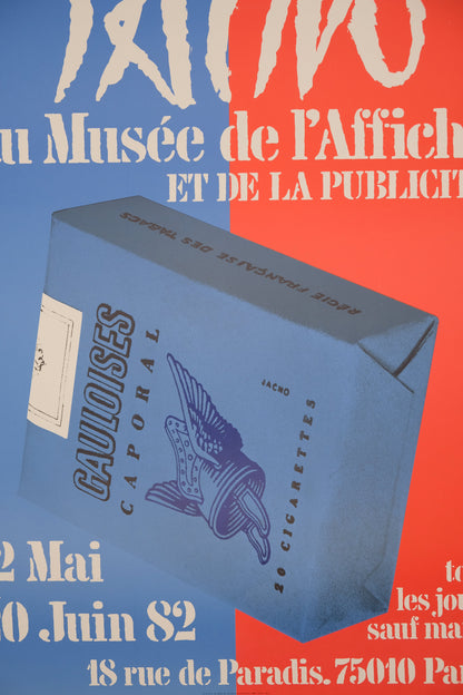 Marcel JACNO : Cigarette gauloises - Affiche originale signée