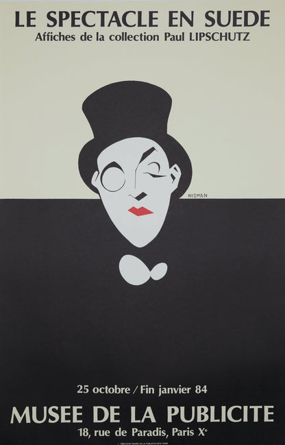 Einar NERMAN : Le spectacle en Suède - Affiche originale