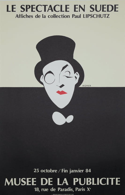 Einar NERMAN : Le spectacle en Suède - Affiche originale