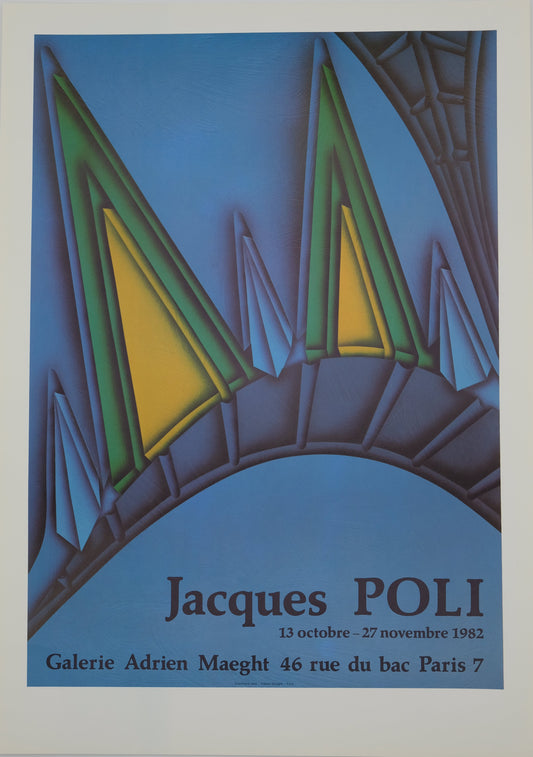 Jacques POLI : Chrysler Building, New York - Affiche originale