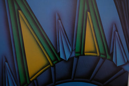 Jacques POLI : Chrysler Building, New York - Affiche originale