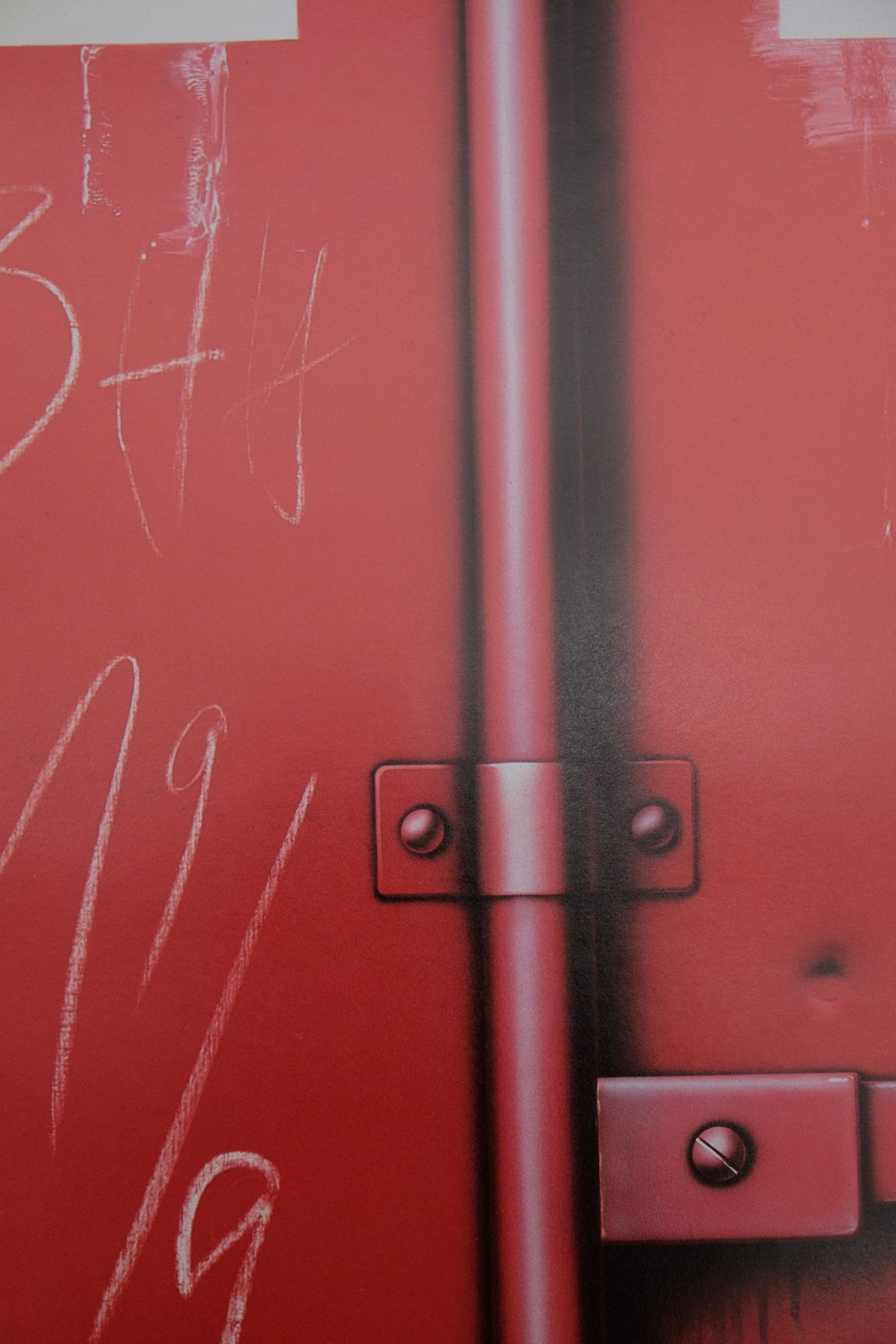 Peter KLASEN : Le conteneur rouge - Affiche originale