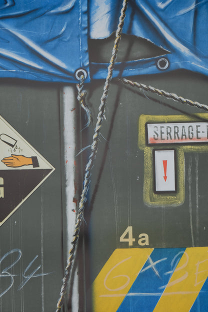 Peter KLASEN : Serrage lock - Affiche originale