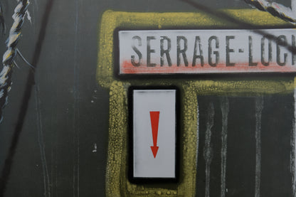 Peter KLASEN : Serrage lock - Affiche originale