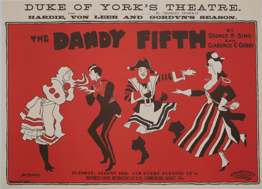 YENDIS : Dandy fifth -Affiche originale signée