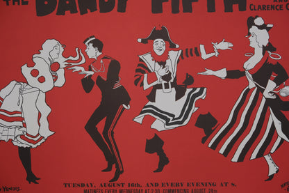 YENDIS : Dandy fifth -Affiche originale signée