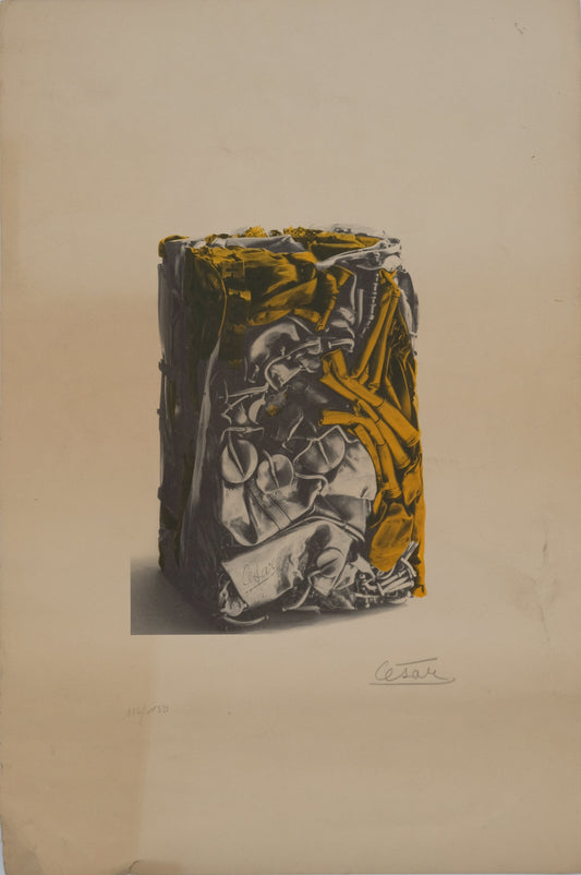 CESAR : Compression - Lithographie originale signée