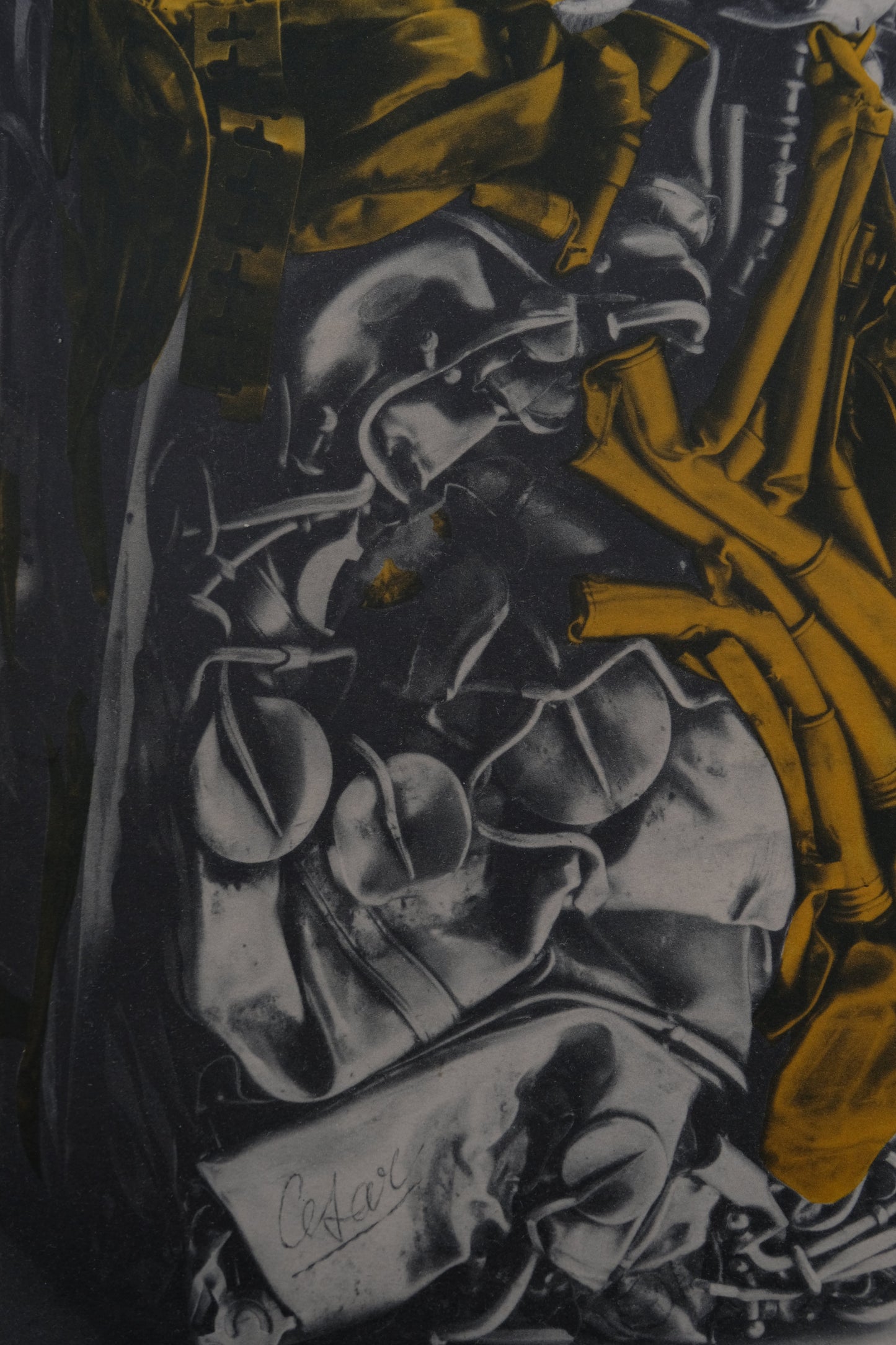 CESAR : Compression - Lithographie originale signée