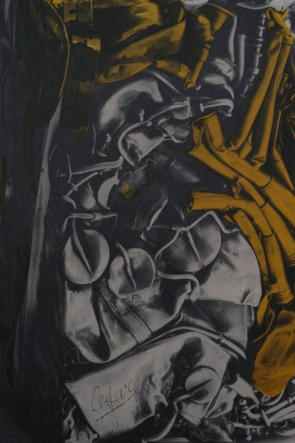 CESAR : Compression - Lithographie originale signée