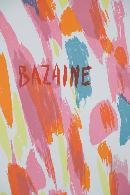 Jean René BAZAINE : Expo 1970 - Lithographie originale signée