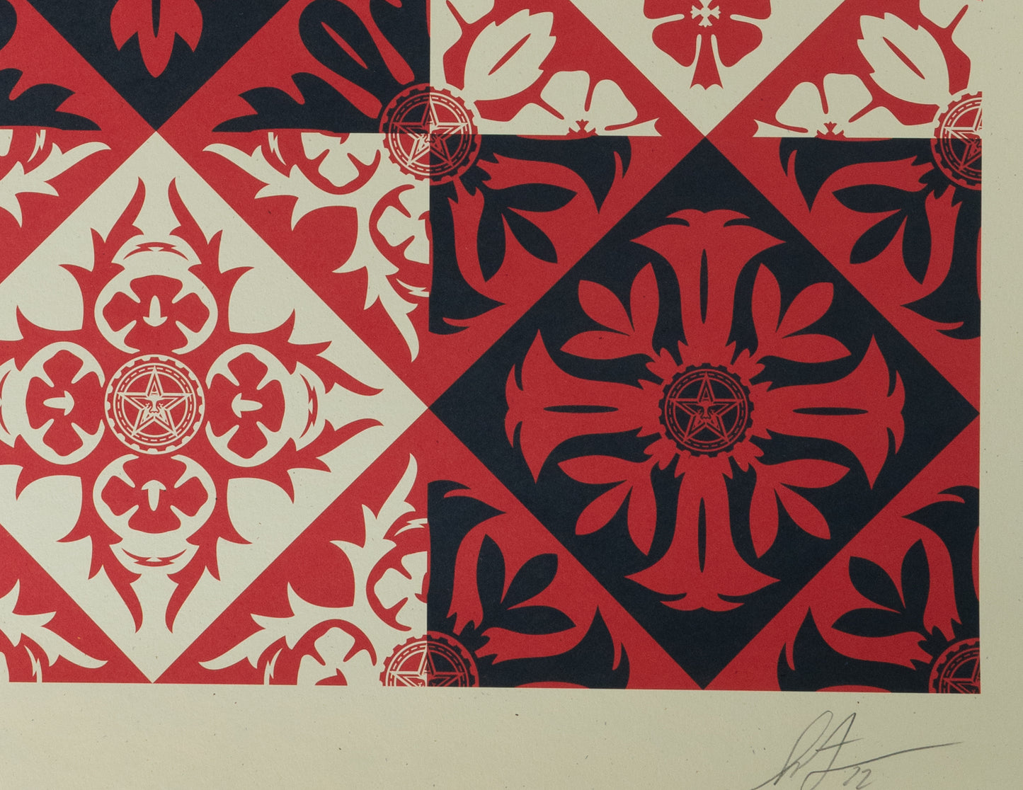 Shepard FAIREY (OBEY) : Wave Distress - Lithographie originale signée