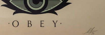 Shepard FAIREY (OBEY) : Eyes open - Lithographie originale signée