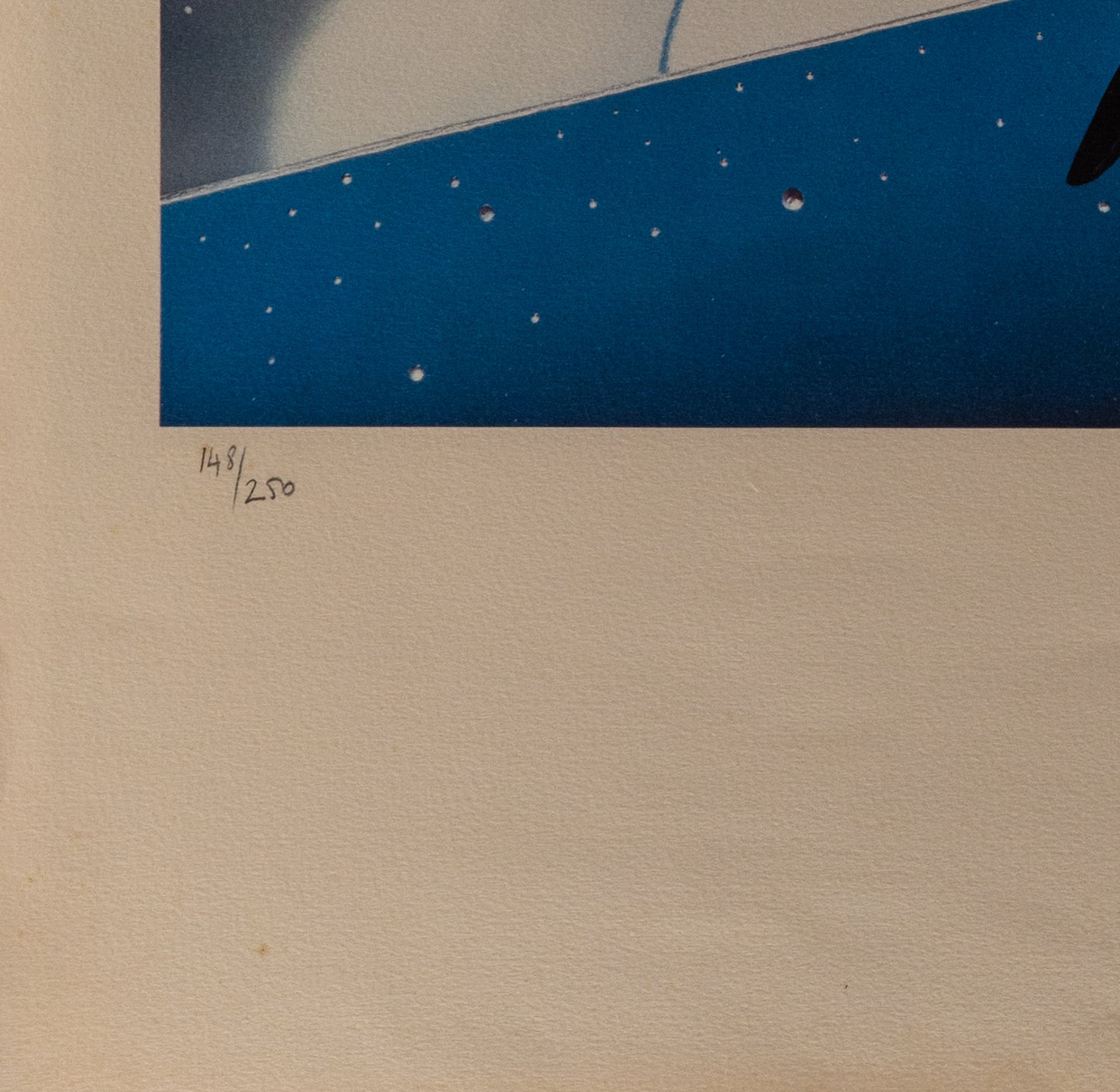 RAZZIA : Femme sous la neige - Lithographie originale signée