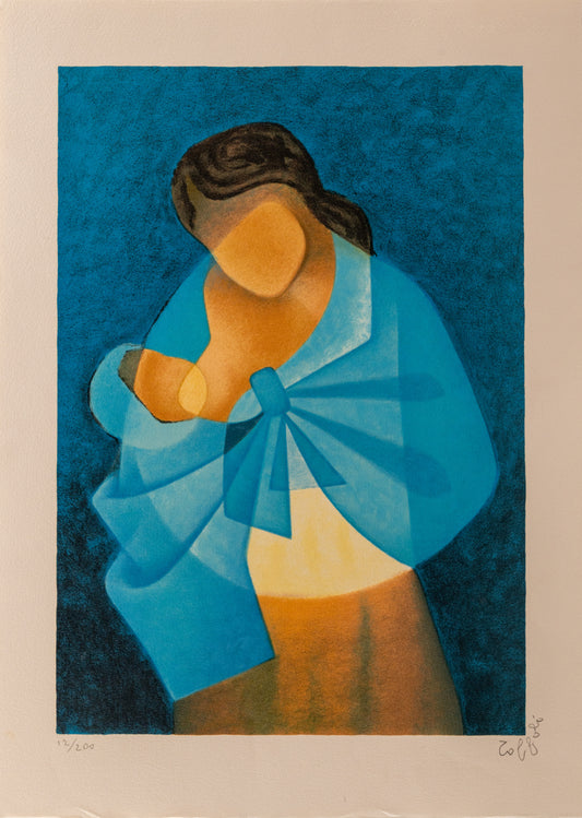 Louis TOFFOLI : Tendresse - Lithographie originale signée
