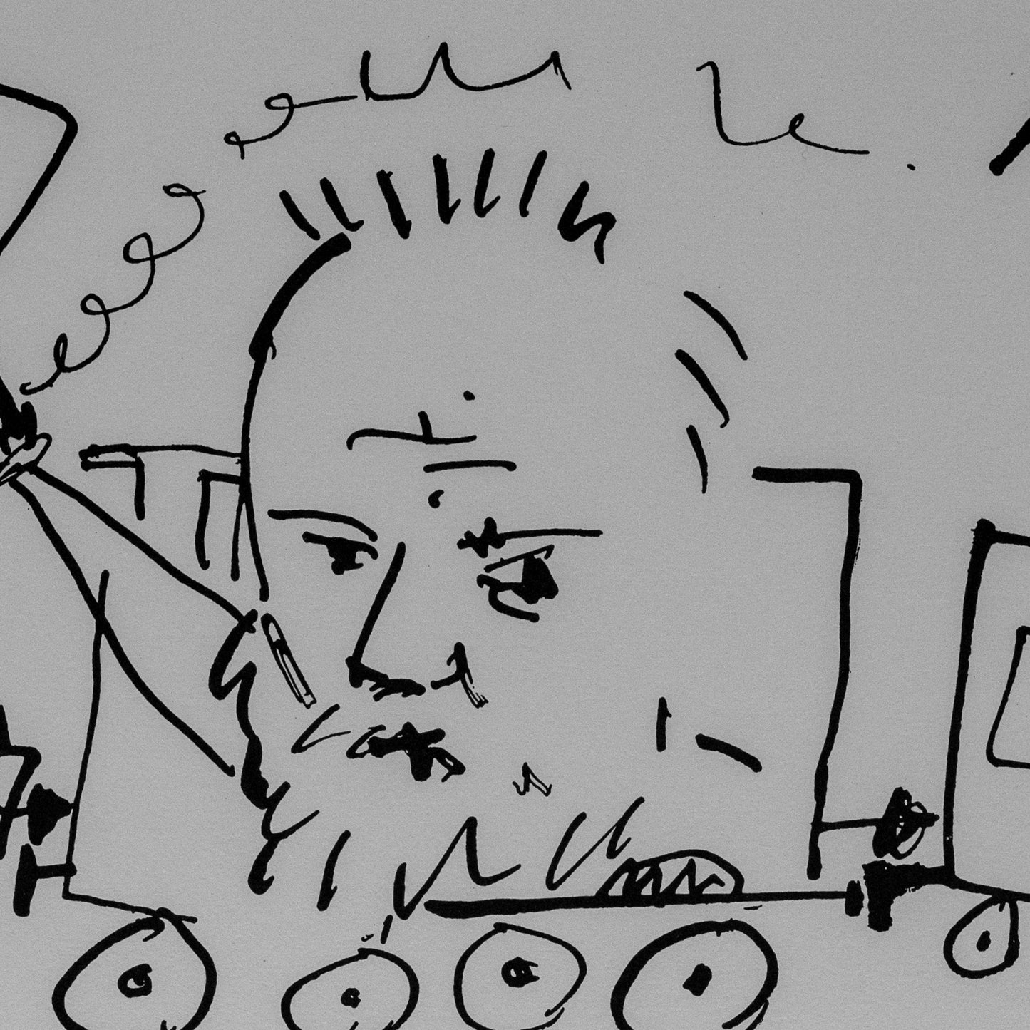 Pablo PICASSO : Victor Hugo et le voyage - Lithographie signée