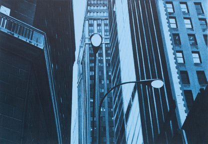 Jacques MONORY : Skycrapers - Sérigraphie originale signée