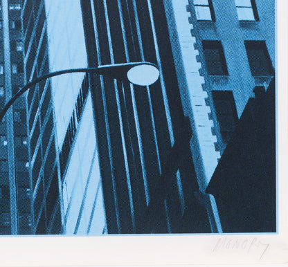 Jacques MONORY : Skycrapers - Sérigraphie originale signée